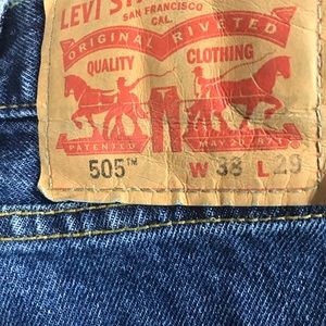Levi's Jeans - Levi's 505 Jeans - 38x29 Levi's Jeans - Levi's 505 Jeans - 38x29